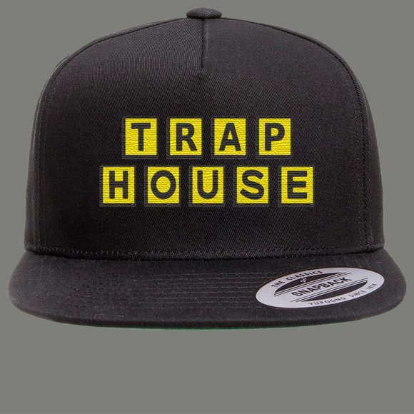 TRAP HOUSE BREAKFAST SPOT Hat Snapback Cap WAFFLE - Picture 2 of 3